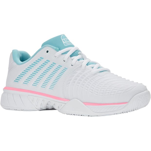 White/Neon Pink - K-Swiss - Women's Express Lite Padel Trainers