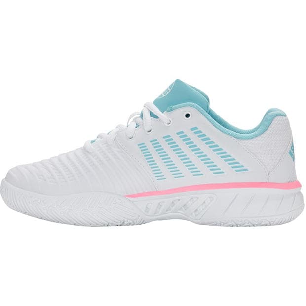 White/Neon Pink - K-Swiss - Women's Express Lite Padel Trainers