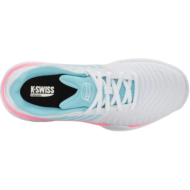 White/Neon Pink - K-Swiss - Women's Express Lite Padel Trainers