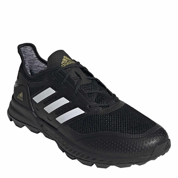 Black - adidas - Adults' adipower Hockey 2.1 Astro Shoes