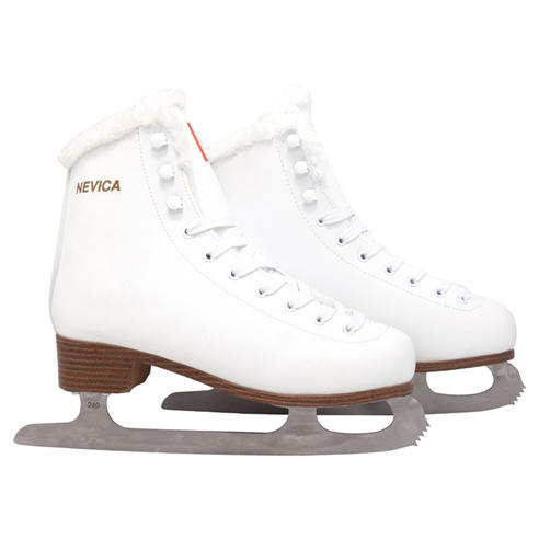 Nattork Black Ice Skates For Kids, Boys And Girls, Hockey Lace-Up Adjustable