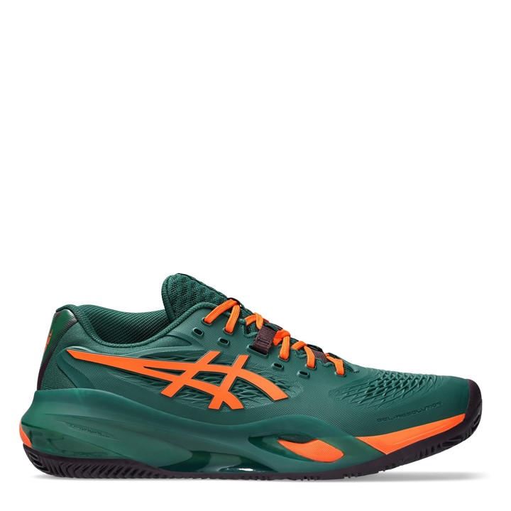 Asics Men's Green Resolpad Padel Trainers in Size 8, Sports Direct
