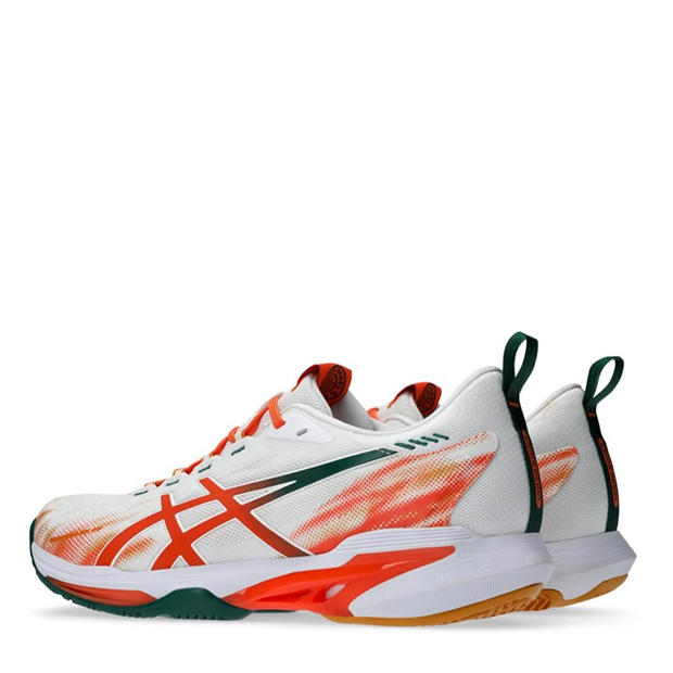 White/Oange - Asics - Men's Soncismash Padel Trainers