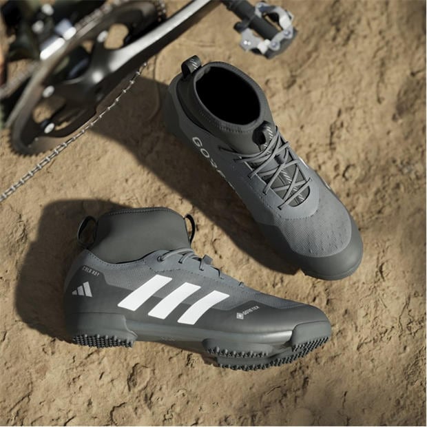 Сиво - adidas - Men's Gravel Cold Ready GTX Road Cycling Shoes