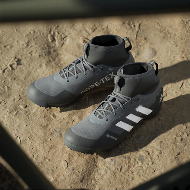 Сиво - adidas - Men's Gravel Cold Ready GTX Road Cycling Shoes