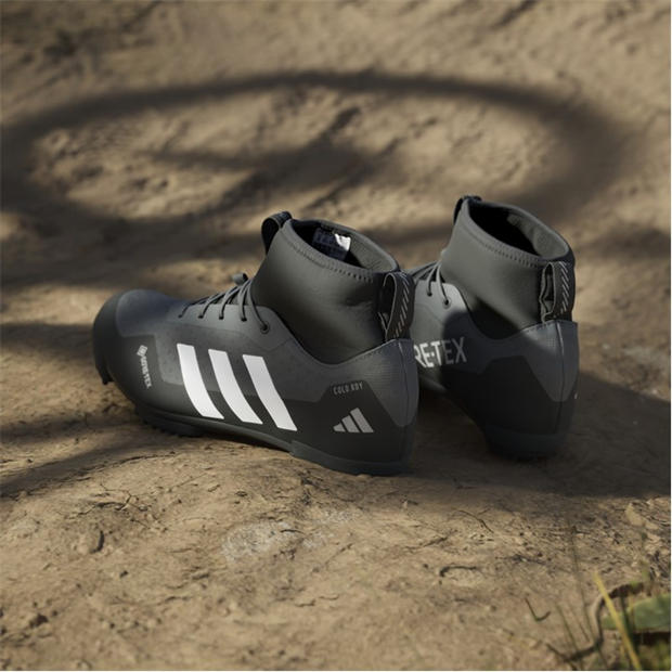 Сиво - adidas - Men's Gravel Cold Ready GTX Road Cycling Shoes