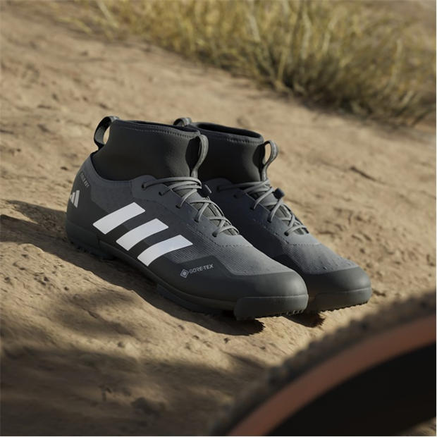 Сиво - adidas - Men's Gravel Cold Ready GTX Road Cycling Shoes