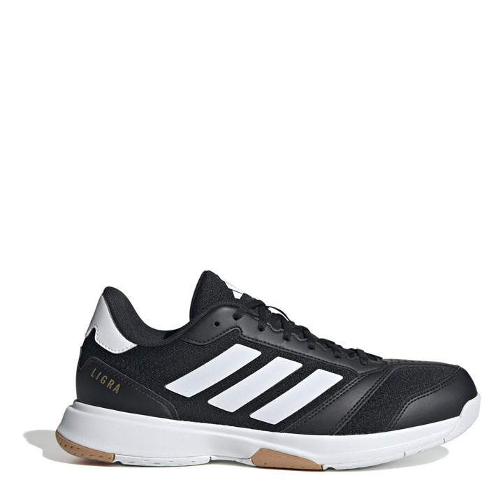 Adidas Men's Black Ligra Indoor Shoes Size 8