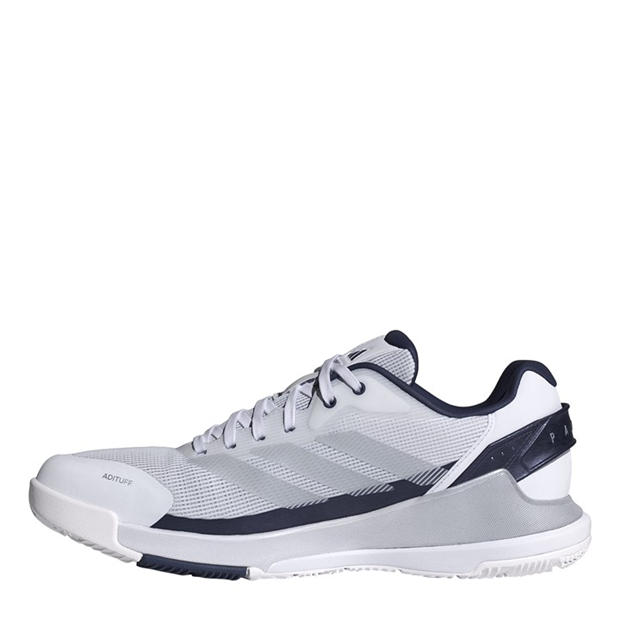 White/Slvr/Blue - adidas - Men's Padel Trainers