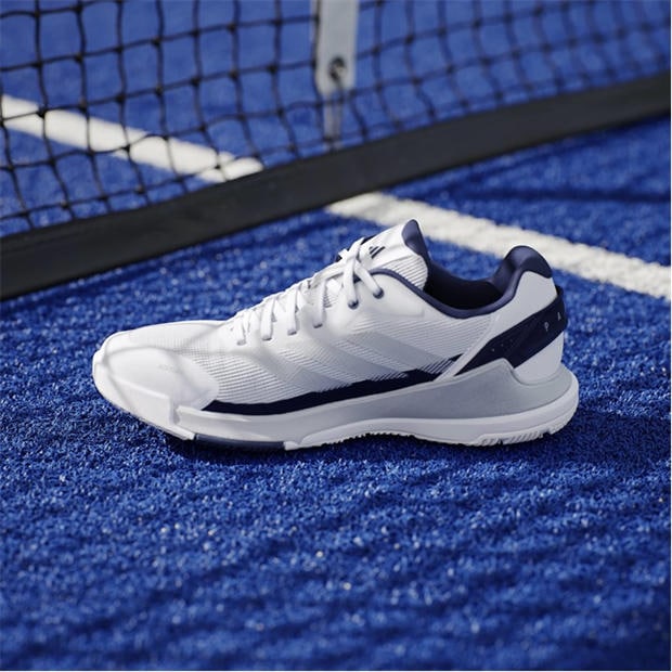 White/Slvr/Blue - adidas - Men's Padel Trainers