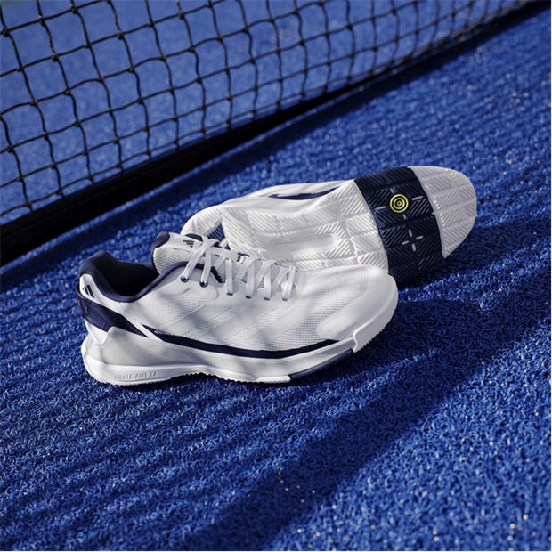 White/Slvr/Blue - adidas - Men's Padel Trainers