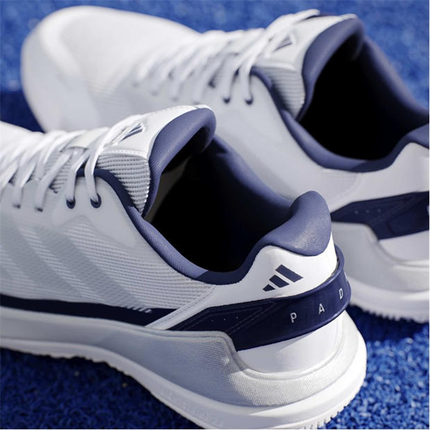 White/Slvr/Blue - adidas - Men's Padel Trainers