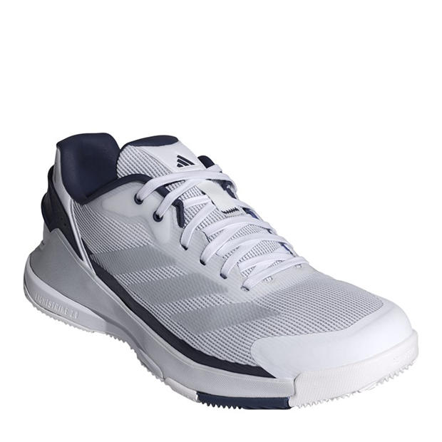 White/Slvr/Blue - adidas - Men's Padel Trainers