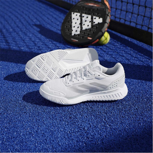 White/Slvr Met - adidas - Women's Padel Trainers