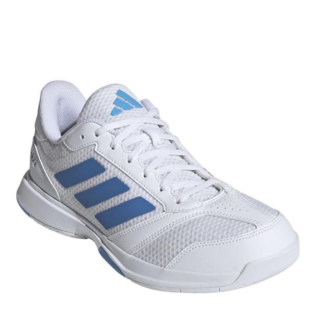 White/Blue - adidas - Men's Squash Shoes