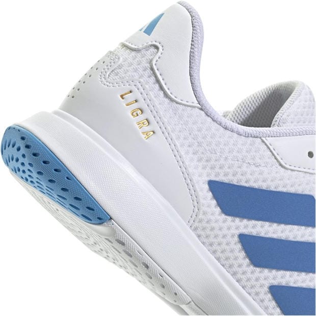 White/Blue - adidas - Men's Squash Shoes