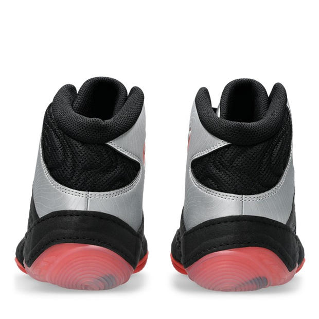 Black/Red - Asics - Men's Split El Mid Cut Boxing Boot