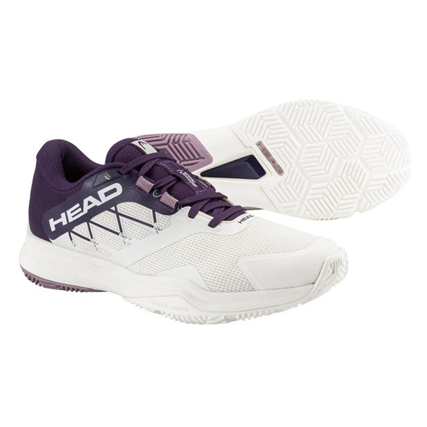Chalk White Purple - HEAD - HEAD Motion Team 1.5 Womens Padel Shoes