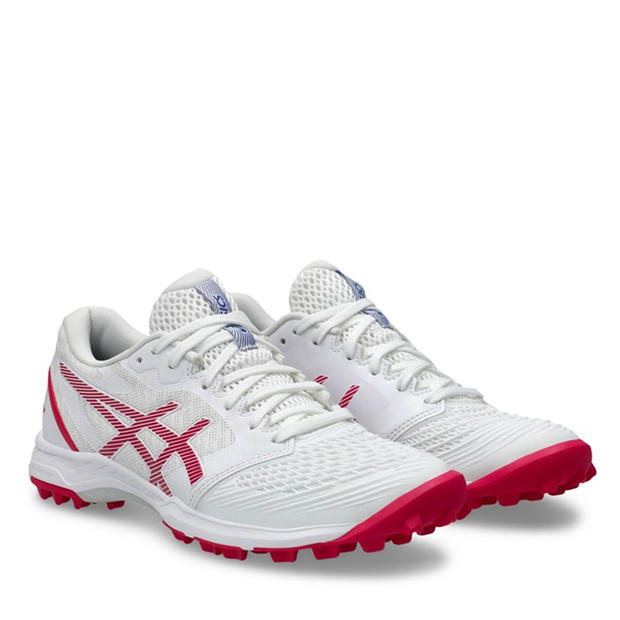 White/Brt Rose - Asics - Women's Field Ultimate Ff Astro Hockey Shoes