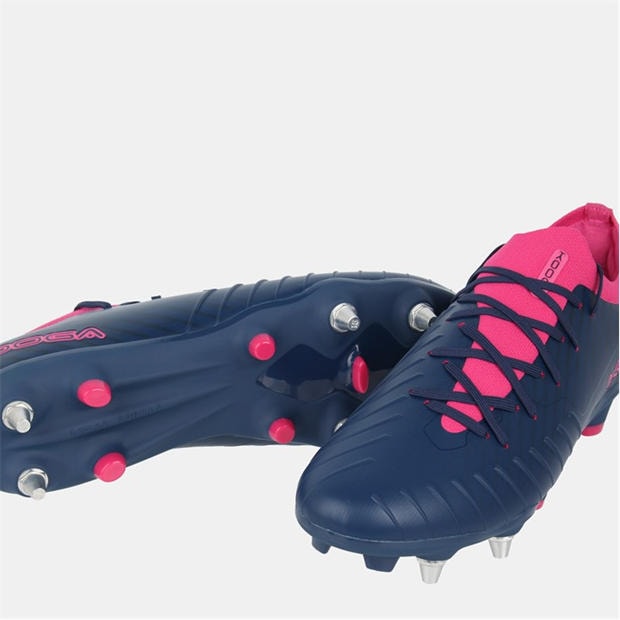 Navy/Pink - KooGa - Rapid Rugby Boots Mens