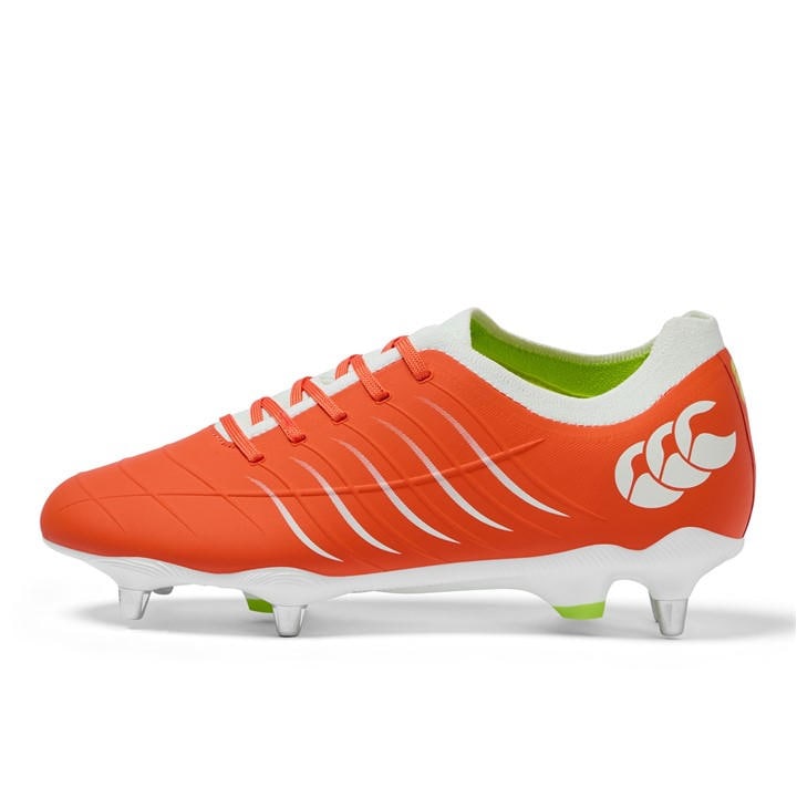 Canterbury Men's Orange Phoenix 2 Pro Soft Ground Rugby Boots in Size 12, Sports Direct