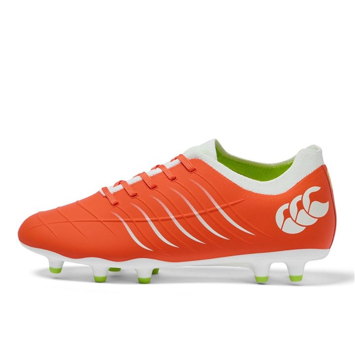 Canterbury Men's Orange Phoenix 2 Pro Firm Ground Rugby Boots in Size 12, Sports Direct