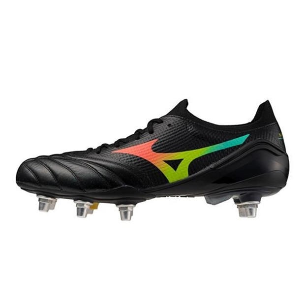 Black Lava - Mizuno - Mens Mizuno Morellia Neo V Elite Softground Rugby Booots