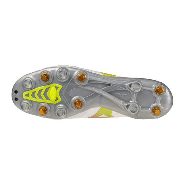 White/Lava - Mizuno - Mens Mizuno Morrela Neo Elite V Soft Ground