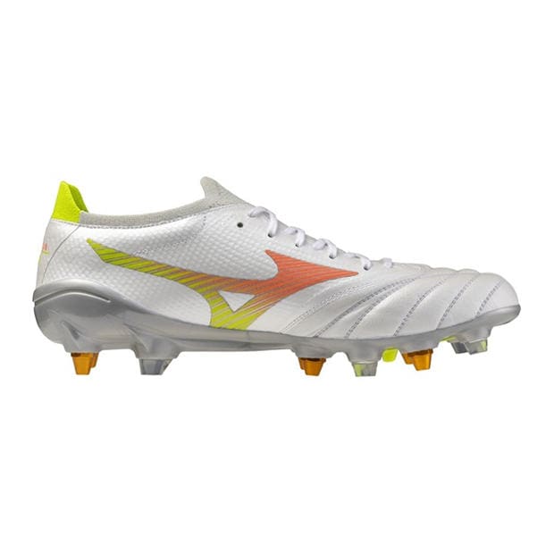 White/Lava - Mizuno - Mens Mizuno Morrela Neo Elite V Soft Ground