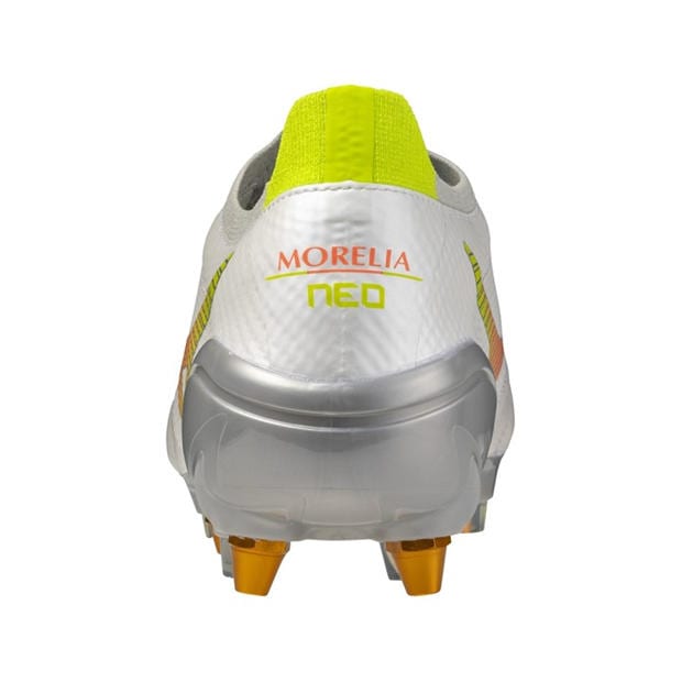 White/Lava - Mizuno - Mens Mizuno Morrela Neo Elite V Soft Ground