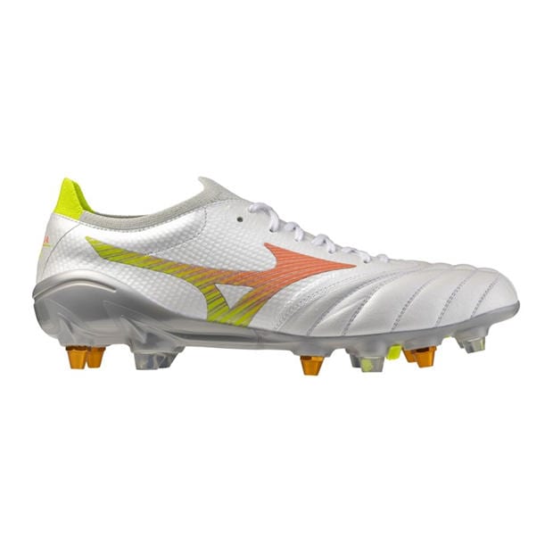 White/Lava - Mizuno - Mens Mizuno Morrela Neo Elite V Soft Ground