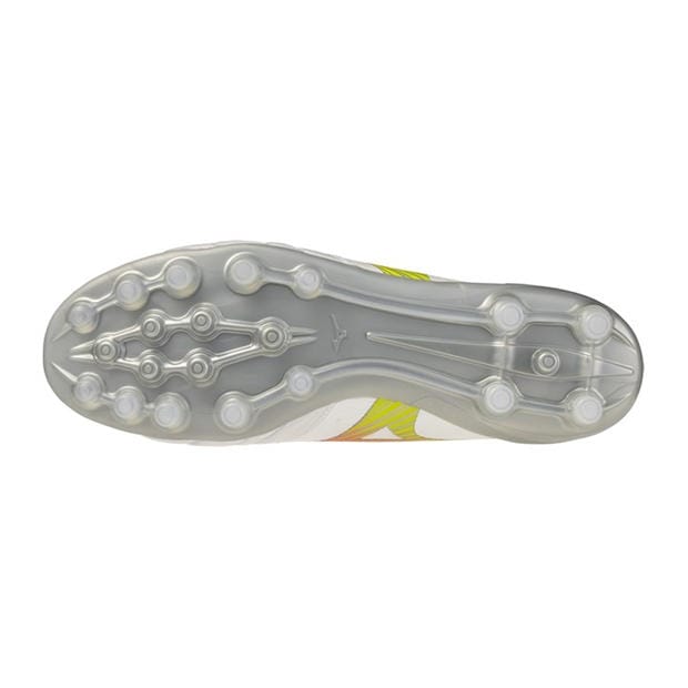 White/Lava - Mizuno - Mens Mizuno Morelia Neo V Elte Artifcial Grass Rugby Boots