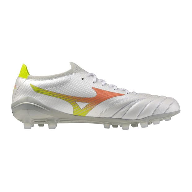 White/Lava - Mizuno - Mens Mizuno Morelia Neo V Elte Artifcial Grass Rugby Boots