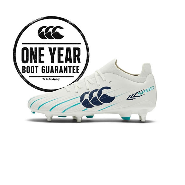 White - Canterbury - Men's Speed Rugby Boot