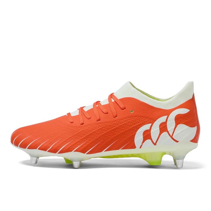 Canterbury Men's Orange Speed Elite Soft Ground Rugby Boots in Size 8, Sports Direct