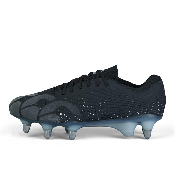 Canterbury Men's Black Stampede Groundbreak Elite Soft Ground Rugby Boots in Size 10.5, Sports Direct