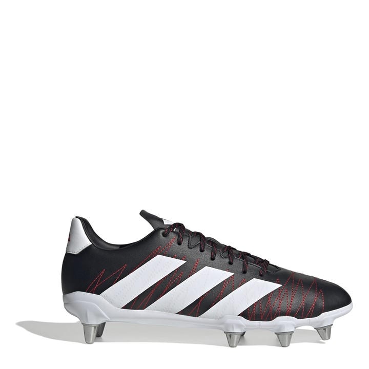 Adidas Men's Black Kakari  Soft Ground Rugby Boots in Size 14, Sports Direct