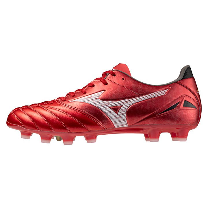 Mizuno Men's Red Morelia Neo Iv Pro  Firm Ground Rugby Boots in Size 11, Sports Direct