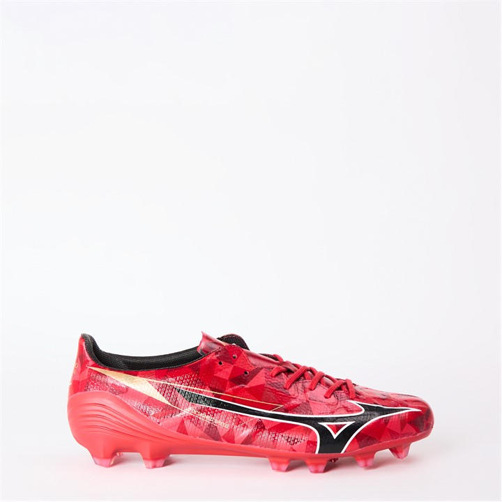 Mizuno Men's Red Alpha Ii Elite  Firm Ground Football Boots in Size 12, Sports Direct
