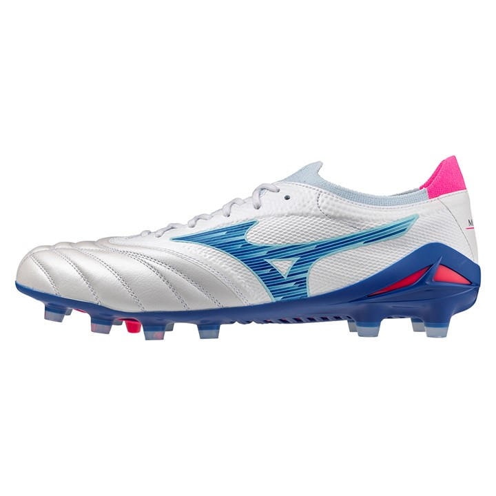 Mizuno Men's White Morelia Neo Iv Elite  Firm Ground Football Boots in Size 12, Sports Direct