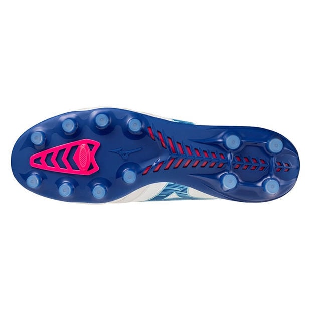 White/Turq/Pink - Mizuno - Morelia Neo IV Elite Adults Firm Ground Football Boots