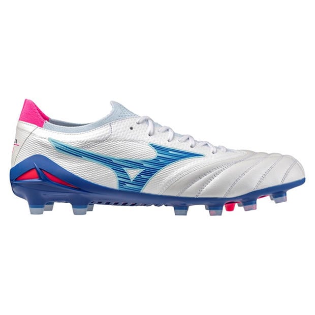 White/Turq/Pink - Mizuno - Morelia Neo IV Elite Adults Firm Ground Football Boots