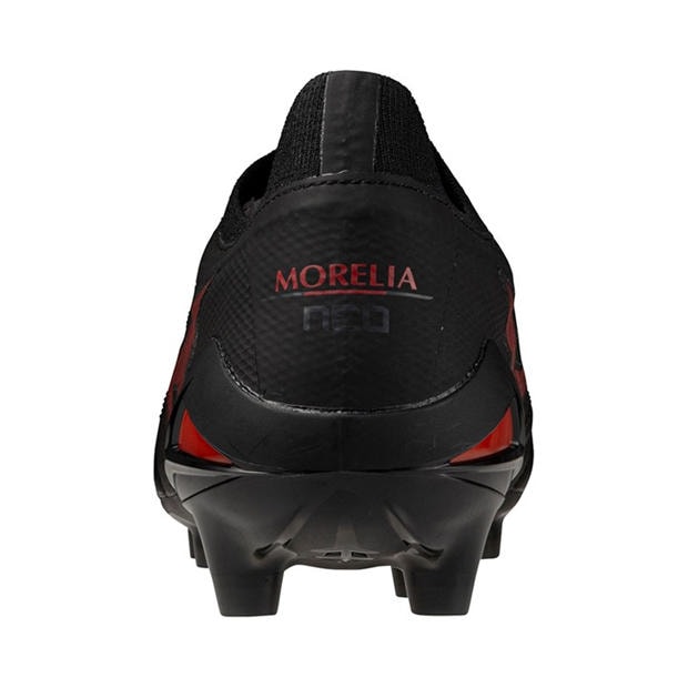 Black/Red/Black - Mizuno - Morelia Neo IV Elite Adults Firm Ground Football Boots