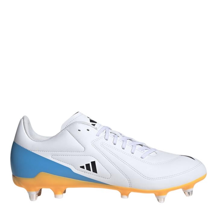 Adidas Men's White Rs-15  Soft Ground Rugby Boots in Size 11, Sports Direct