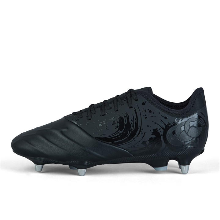Canterbury Men's Black Phoenix Genesis Pro Soft Ground Rugby Boots in Size 9, Sports Direct