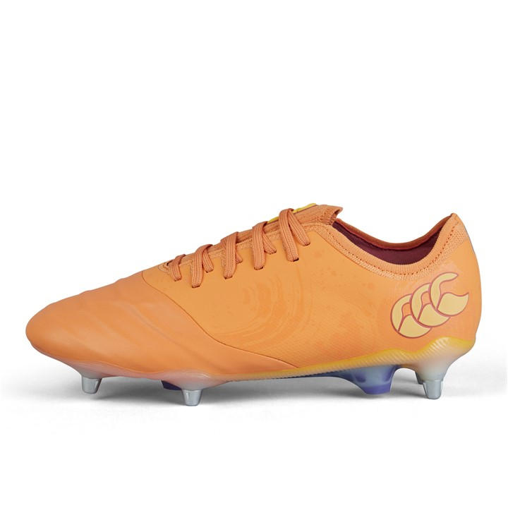 Canterbury Men's Orange Phoenix Genesis Elite Soft Ground Rugby Boots in Size 8, Sports Direct