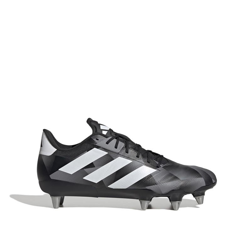 Adidas Men's Black Kakari Rs  Soft Ground Rugby Boots in Size 8, Sports Direct