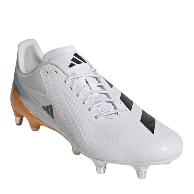 Wht/Blk/luc - adidas - Adizero RS15 Ultimate Adults Soft Ground Rugby Boots