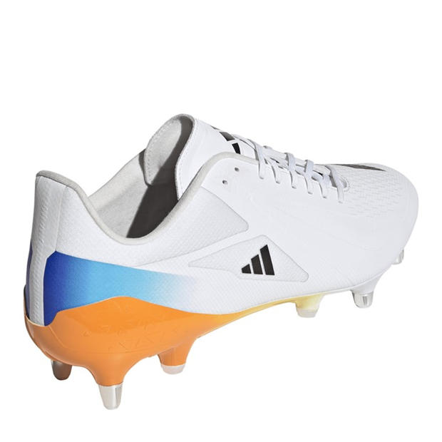 Wht/Blk/luc - adidas - Adizero RS15 Ultimate Adults Soft Ground Rugby Boots