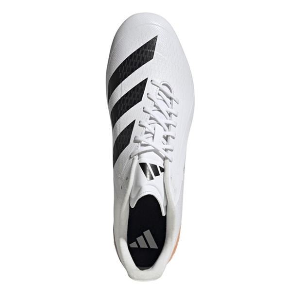 Wht/Blk/luc - adidas - Adizero RS15 Ultimate Adults Soft Ground Rugby Boots